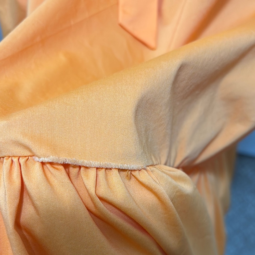 Universal Thread Vibrant Orange Ruffle Maxi Dress - image 3